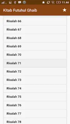 Terjemah Kitab Futuhul Ghaib android App screenshot 6